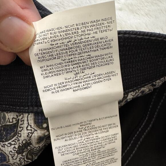 Brax Mens Chuck Modern Fit Blue Check 34/34 NWT Wonderful!!K - Picture 5 of 12